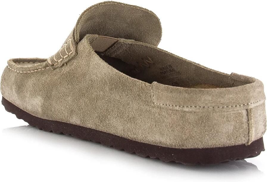 BIRKENSTOCK Instappers Naples Maat: 39 Materiaal: Suède Kleur: Beige - Foto 9