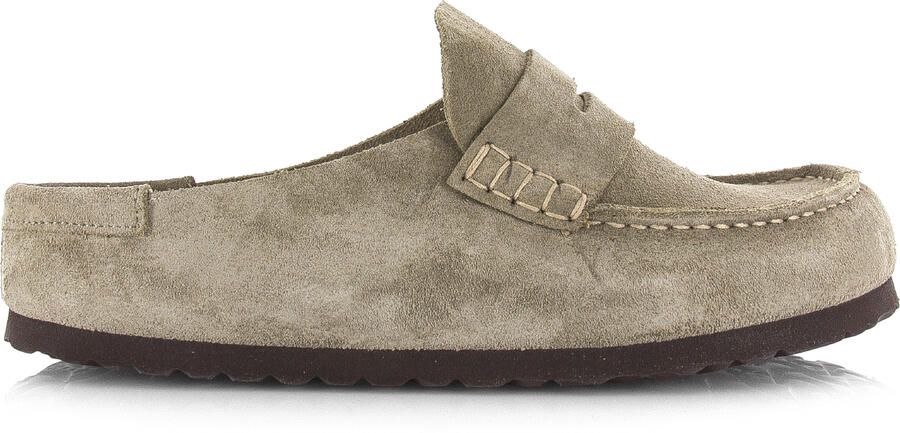 BIRKENSTOCK Instappers Dames Naples Maat: 38 Materiaal: Suède Kleur: Beige - Foto 18