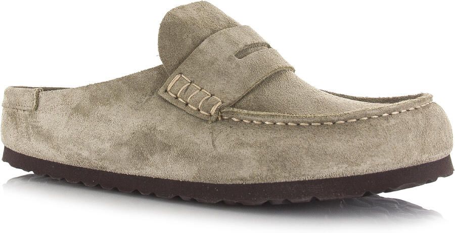 BIRKENSTOCK Instappers Dames Naples Maat: 38 Materiaal: Suède Kleur: Beige - Foto 15