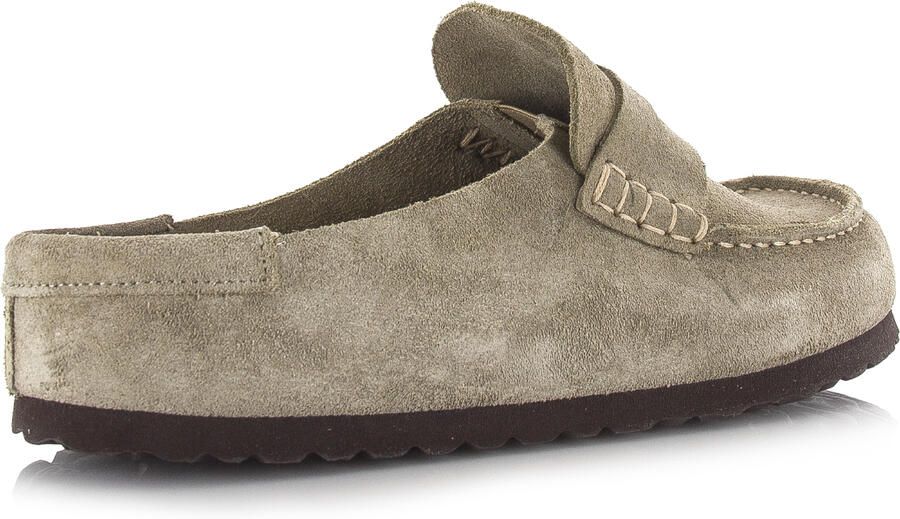 BIRKENSTOCK Instappers Dames Naples Maat: 38 Materiaal: Suède Kleur: Beige - Foto 14