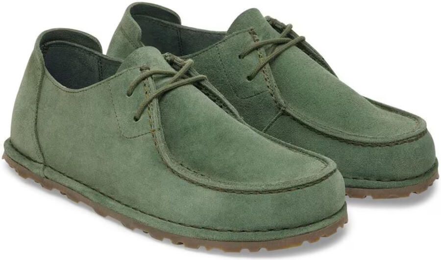 Birkenstock Utti Leren Suède Veterschoenen Thyme - Foto 7