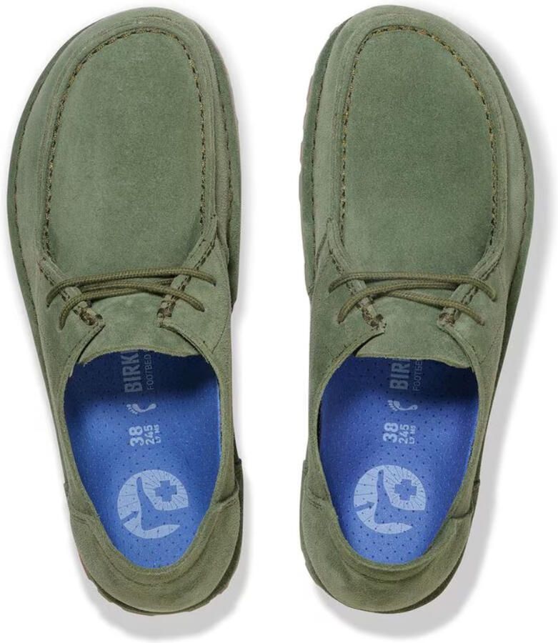 Birkenstock Utti Leren Suède Veterschoenen Thyme - Foto 6
