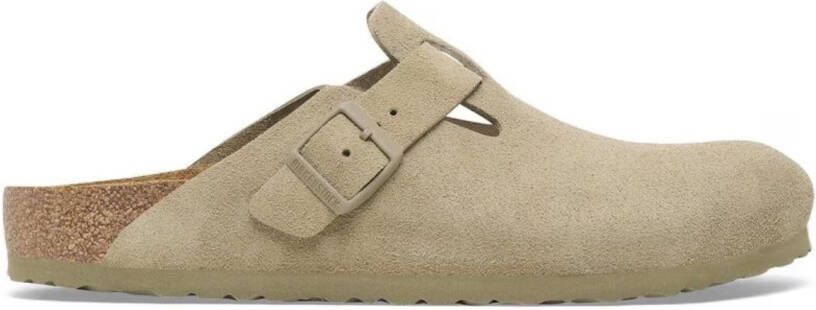 BIRKENSTOCK Boston | faded khaki Suede Unisex