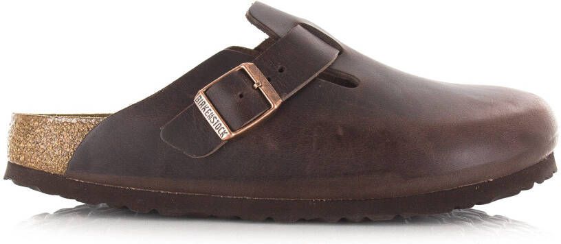BIRKENSTOCK Boston | Habana van geolie Bruin Leer Geen Unisex