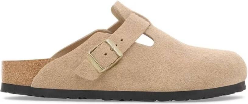 BIRKENSTOCK Boston | suede sand castle Suede Unisex