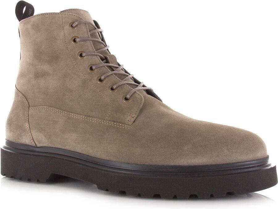 BLACKSTONE YG32 Brody veterboot met rits Beige Suede Veterboots Heren - Foto 2