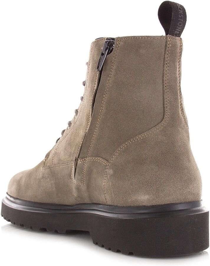 BLACKSTONE YG32 Brody veterboot met rits Beige Suede Veterboots Heren - Foto 4