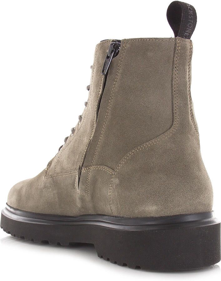 BLACKSTONE YG32 Brody veterboot met rits Beige Suede Veterboots Heren - Foto 4