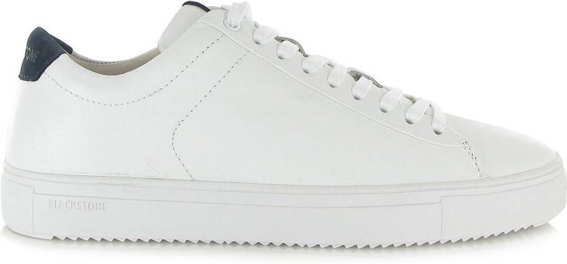 Blackstone Sneakers Heren Lage sneakers Herenschoenen Suède RM50 Wit zwart - Foto 4