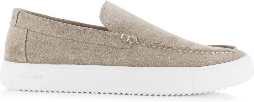 Blackstone Giulio Carlo Weathered Teak Slip-ons Man Taupe - Foto 4