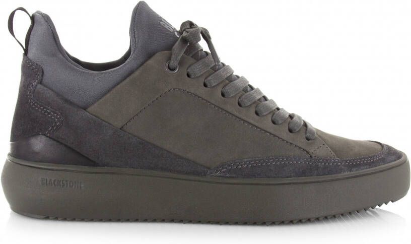 Blackstone Sneakers Heren Lage sneakers Herenschoenen Leer YG15 Antraciet - Foto 9