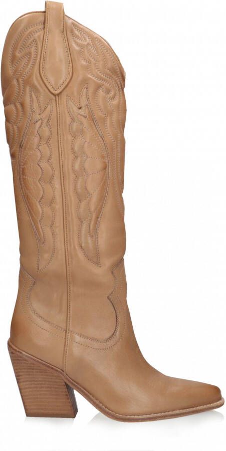 Bronx New-kole 14177 Cowboylaarzen Western Laarzen Dames Camel - Foto 4