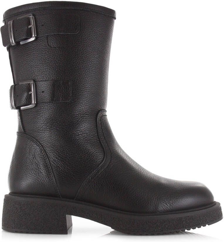 Bullboxer Bulboxer 555501E6L Mira Biker Zwart Leer Biker boots Dames - Foto 6