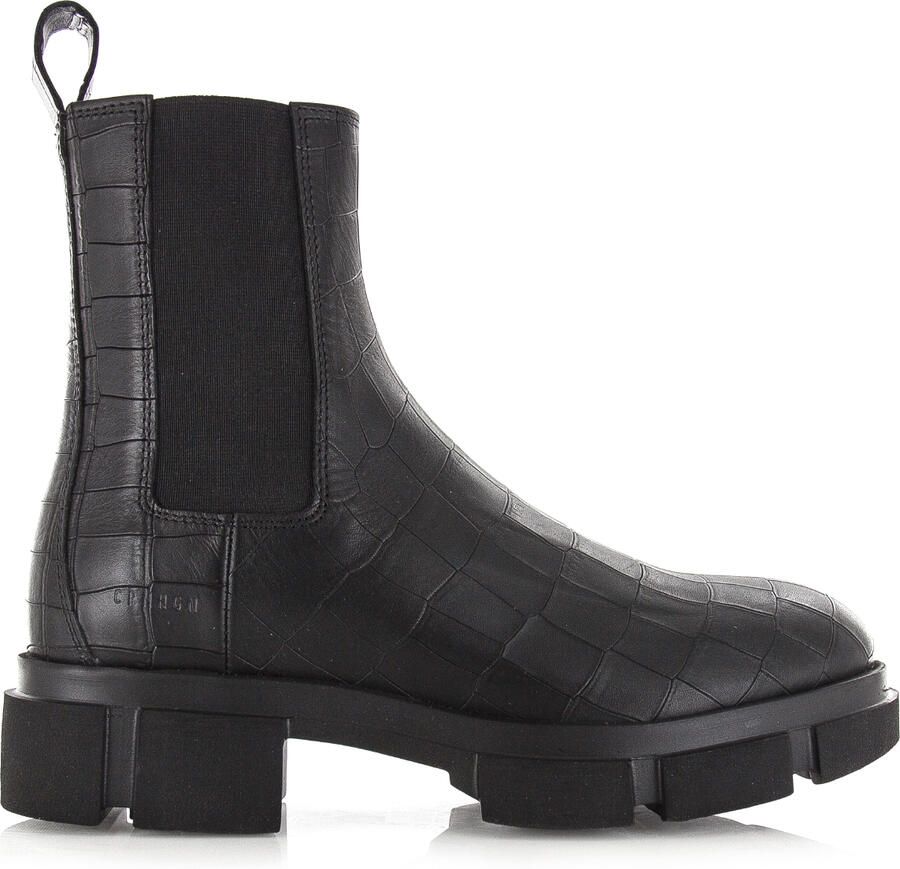 Copenhagen Studios Croco Black Stijlvolle Damesschoenen