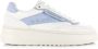 Copenahgen studios Copenhagen Studios dames sneaker Charente wit blauw leder - Thumbnail 4