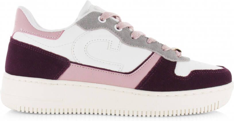 Cruyff Campo Low Lux wit Bordeaux sneakers dames (CC223943301) - Foto 2