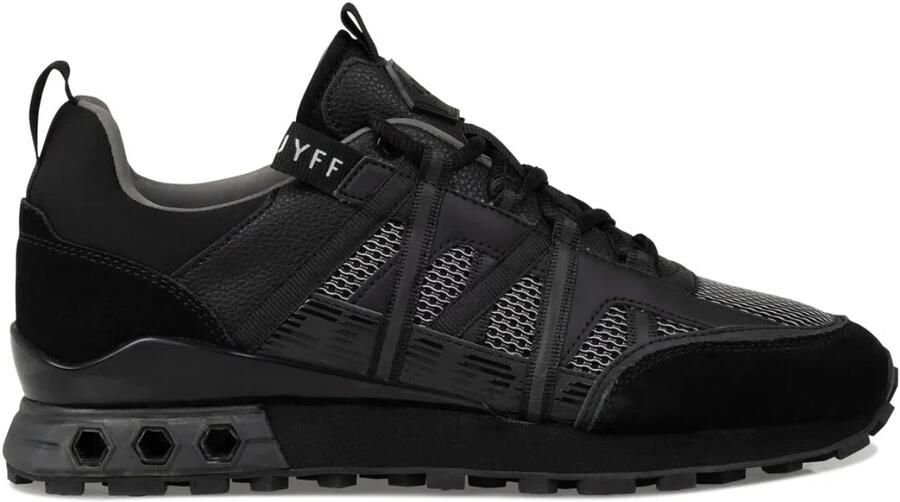 Cruyff Fearia Futura sneakers zwart Leer