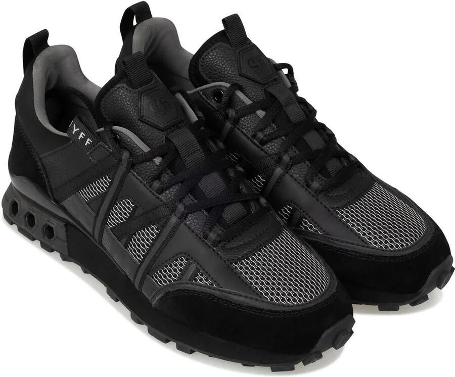 Cruyff Fearia Futura sneakers zwart Leer - Foto 2