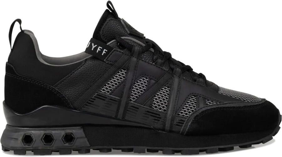 Cruyff Fearia Futura sneakers zwart Leer
