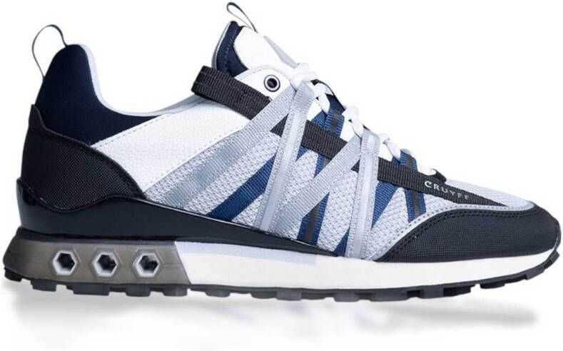 Cruyff Fearia Hex Tech Navy Lt. Grey Mesh Heren