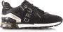 Cruyff Superbia Hex-Tech black gold Zwart Suede Lage sneakers Dames - Thumbnail 2
