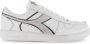 Diadora Magic Basket Low Icona Lage sneakers Leren Sneaker Wit - Thumbnail 124