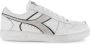 Diadora Magic Basket Low Icona Lage sneakers Leren Sneaker Wit - Thumbnail 5