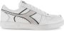 Diadora Magic basket low icona leather Wit Leer Lage sneakers - Thumbnail 4