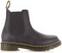 Dr martens 2976 Black Virginia Zwart Leer Chelsea boots Dames - Thumbnail 2