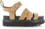 Dr martens Dr. Martens Blaire savannah tan Beige Nubuck Platte sandalen Dames - Thumbnail 45