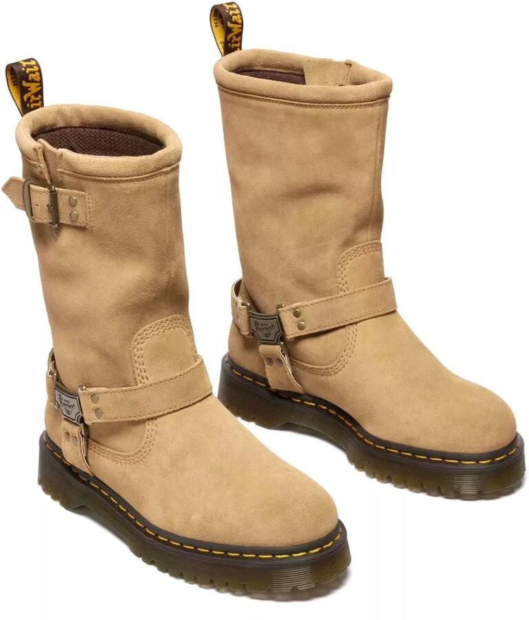 Dr martens Dr. Martens Anistone Hi biker boot beige Leer Dames - Foto 6