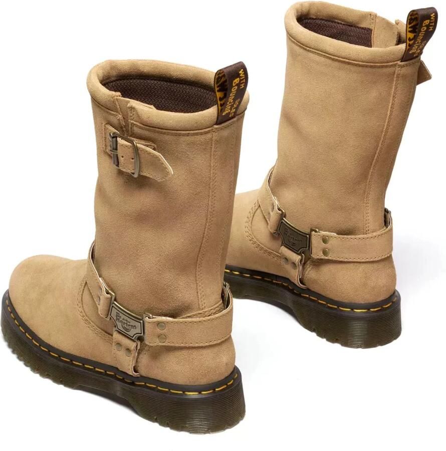 Dr martens Dr. Martens Anistone Hi biker boot beige Leer Dames - Foto 5