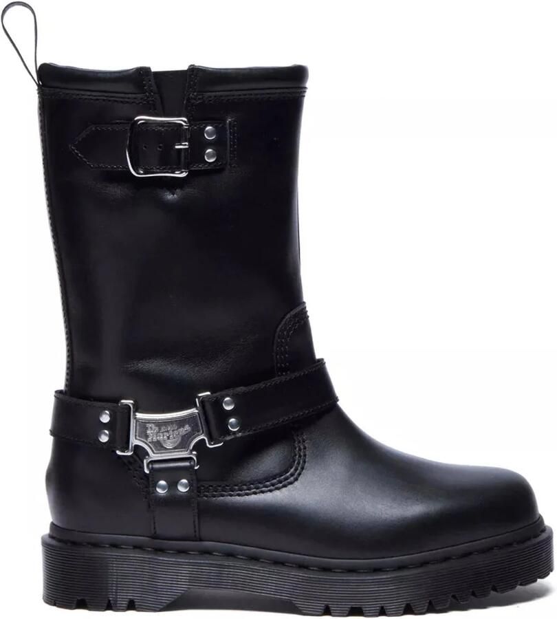 Dr martens Dr. Martens Anistone Hi biker boot black Leer Dames - Foto 3