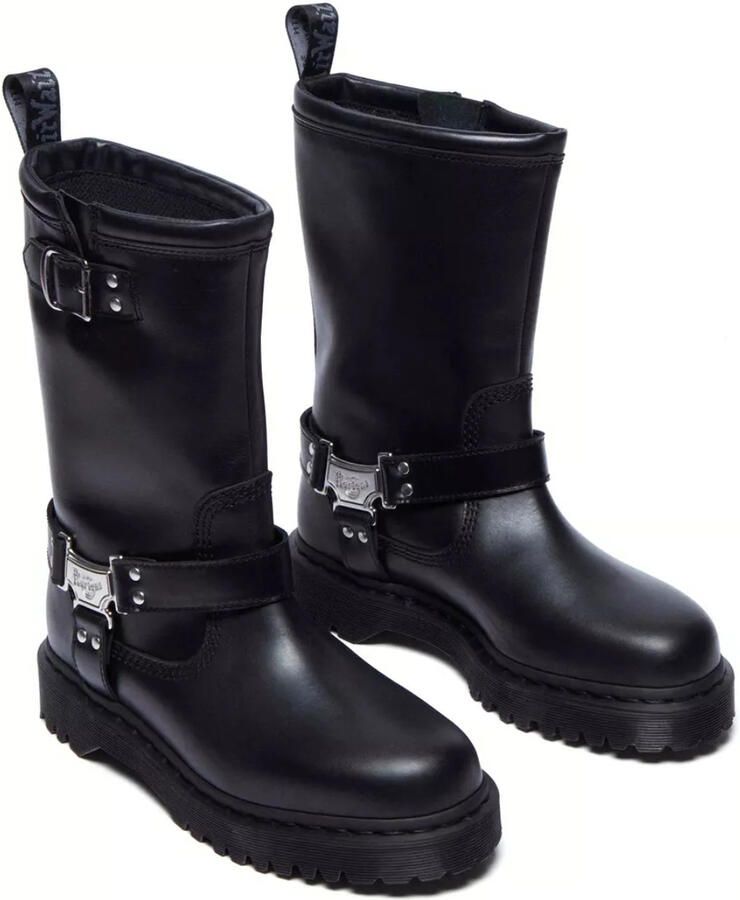Dr martens Dr. Martens Anistone Hi biker boot black Leer Dames - Foto 6