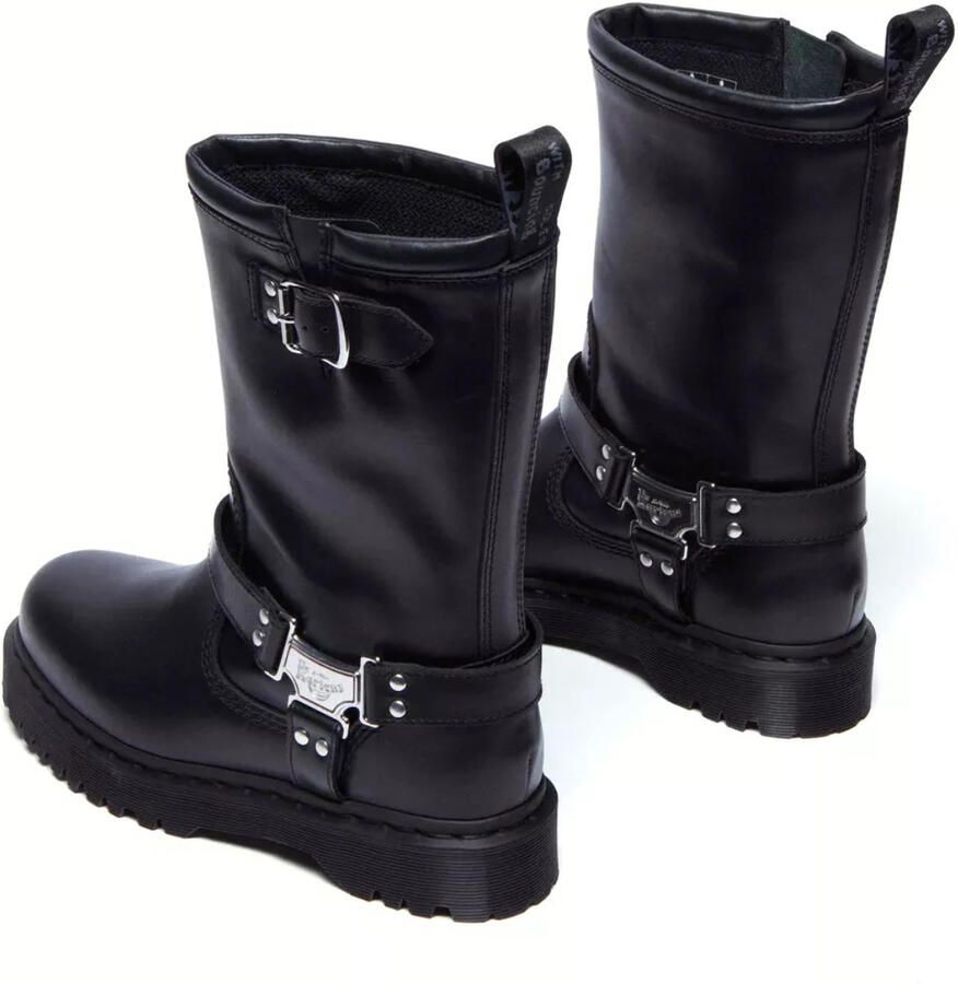 Dr martens Dr. Martens Anistone Hi biker boot black Leer Dames - Foto 4