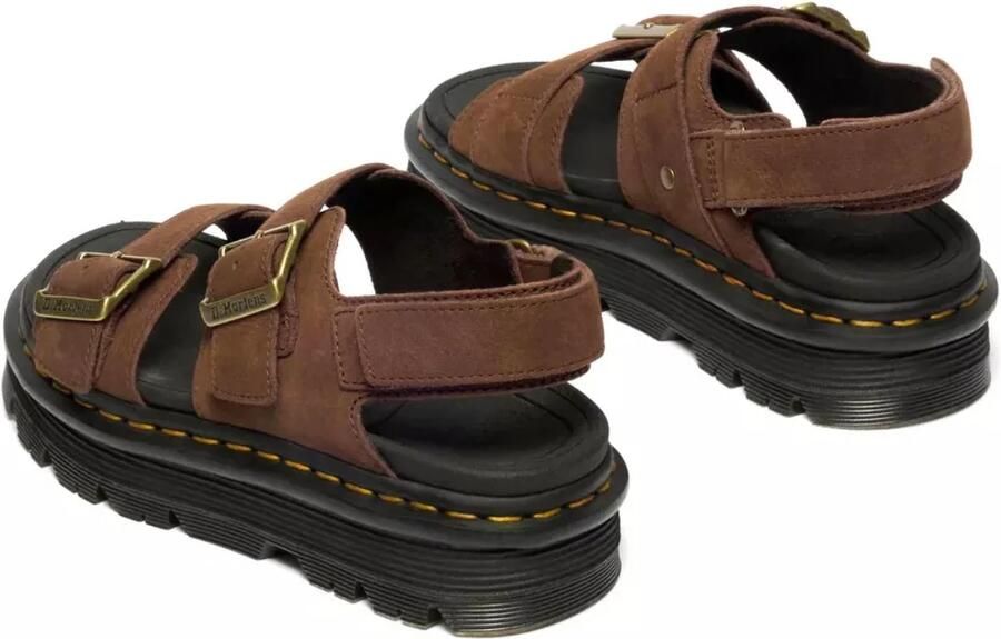 Dr martens Dr. Martens Zebzag Sandal sepia brown Leer Dames - Foto 8