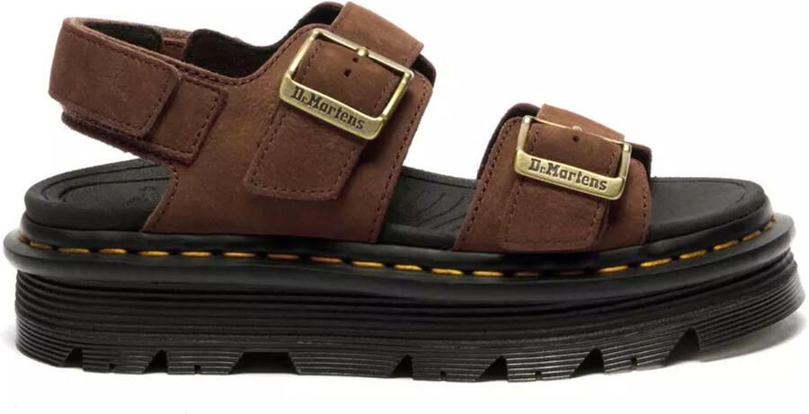 Dr martens Dr. Martens Zebzag Sandal sepia brown Leer Dames