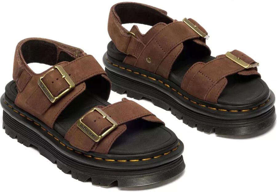 Dr martens Dr. Martens Zebzag Sandal sepia brown Leer Dames - Foto 3