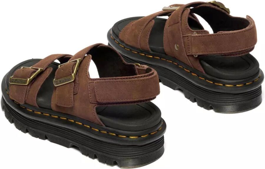 Dr martens Dr. Martens Zebzag Sandal sepia brown Leer Dames - Foto 4