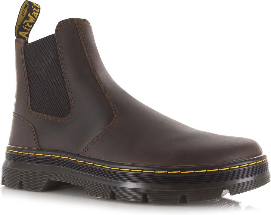 Dr martens Embury Dark Brown Crazy Horse Bruin Leer Chelsea boots Unisex - Foto 13