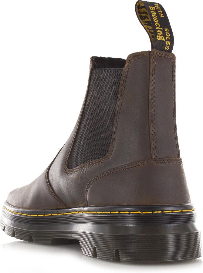 Dr martens Embury Dark Brown Crazy Horse Bruin Leer Chelsea boots Unisex - Foto 14