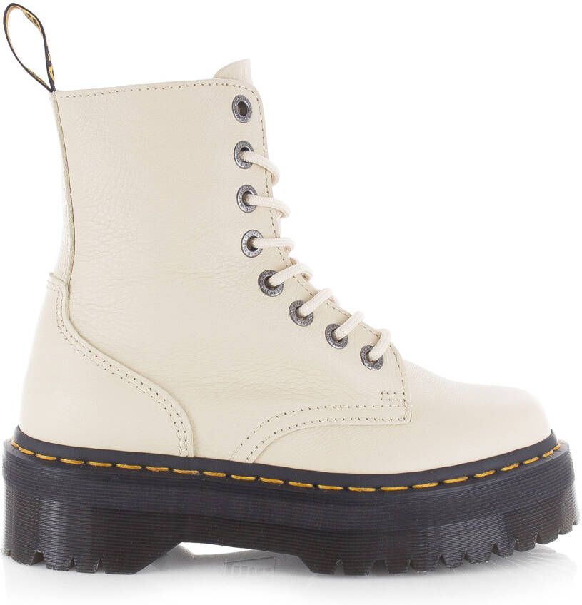 Dr martens Jadon III Parchment Beige Leer Veterboots Dames