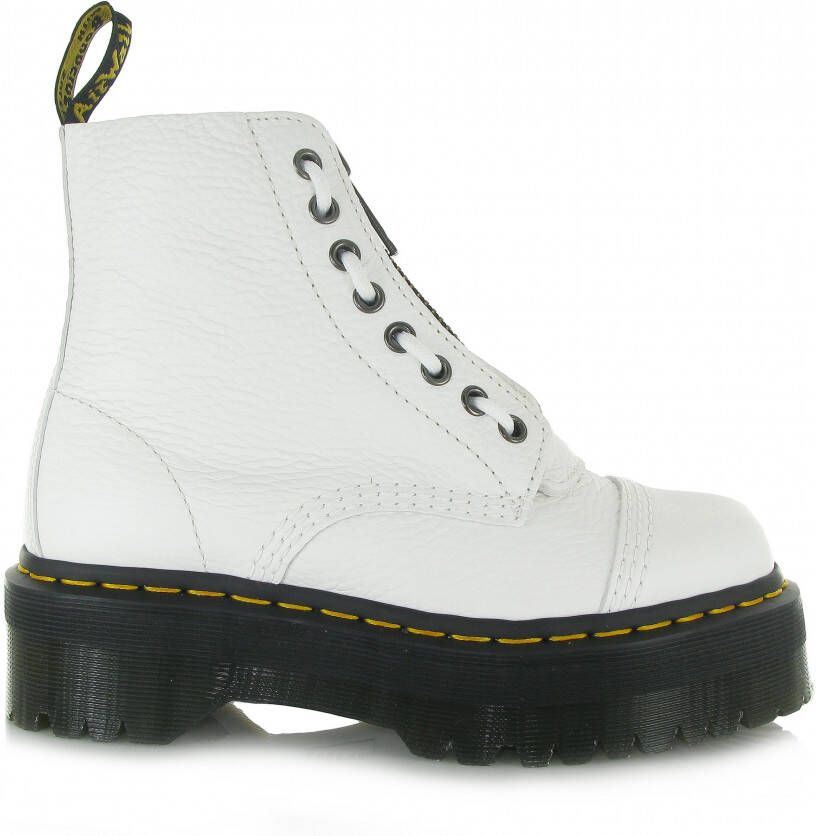 Dr Martens Sinclair Nappa Milled Nappa Leather Platform Boots Dr. Martens Wit Dames - Foto 10