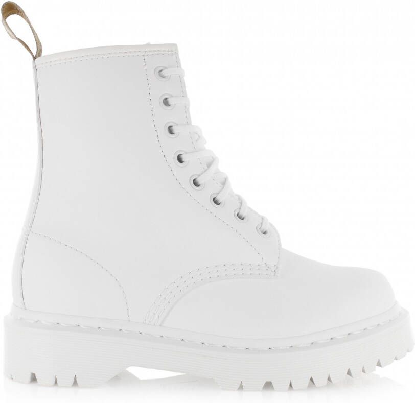 Dr. Martens Dr Martens Vegan 1460 Bex Mono Veterboots Laarzen Met Veters Dames Wit - Foto 6