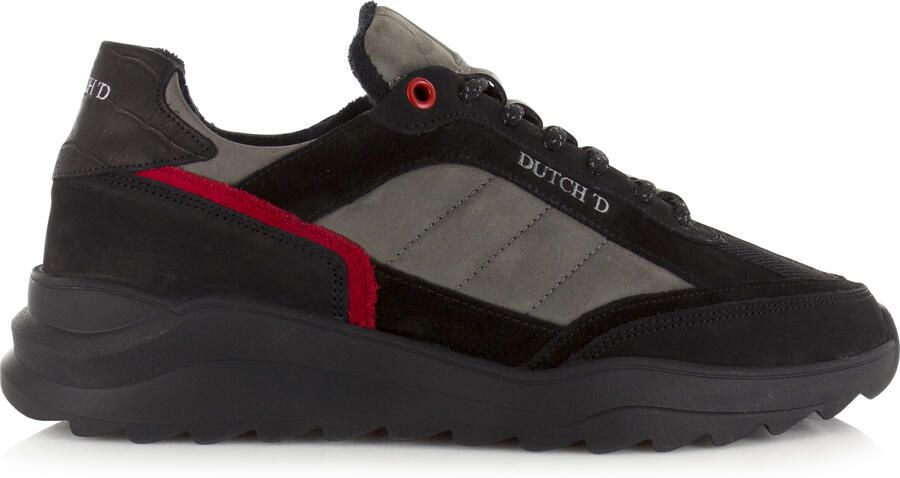 Dutch'D Elements Zwart Leer Lage sneakers Heren - Foto 3