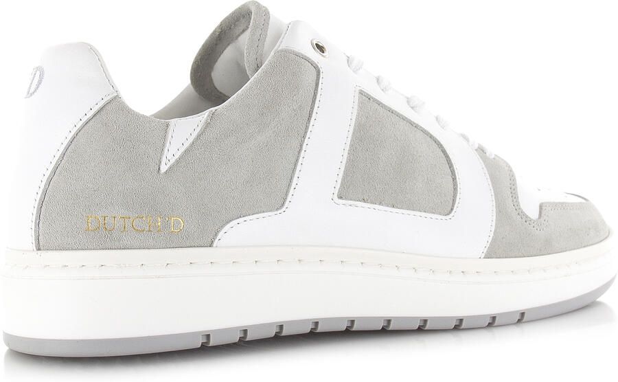 Dutch'D Rune White Grey Wit Suede Lage sneakers Heren - Foto 4