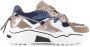 DWRS LABEL DWRS Jupiter denim | jeans stone Blauw Leer Lage sneakers Dames - Thumbnail 3