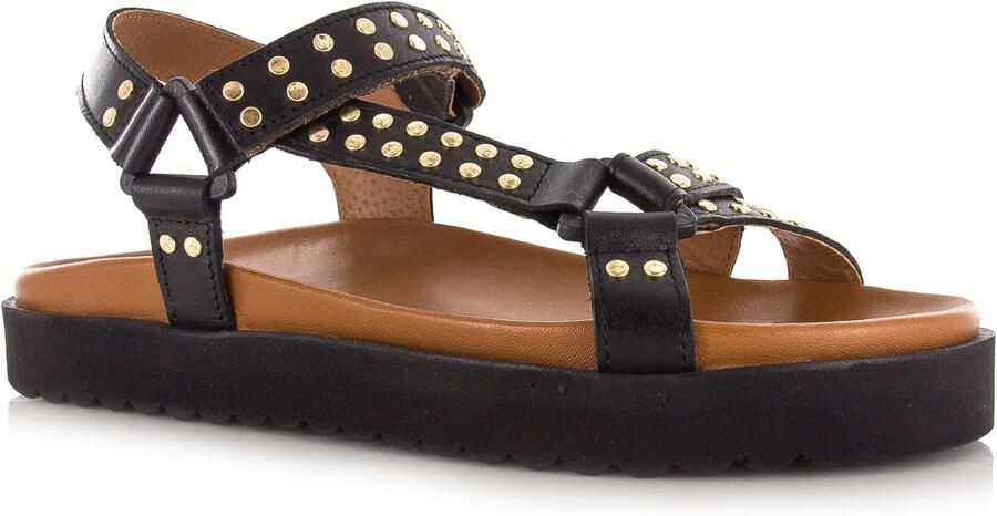 DWRS LABEL DWRS KODIAK leren sandalen met studs Leer Dames - Foto 4
