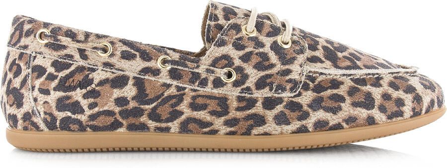 DWRS LABEL DWRS Latty leopard mocassins cognac Suede Dames - Foto 2
