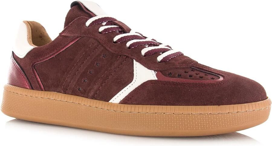 DWRS LABEL DWRS Mirabel bordeaux sneakers Suede Dames - Foto 8